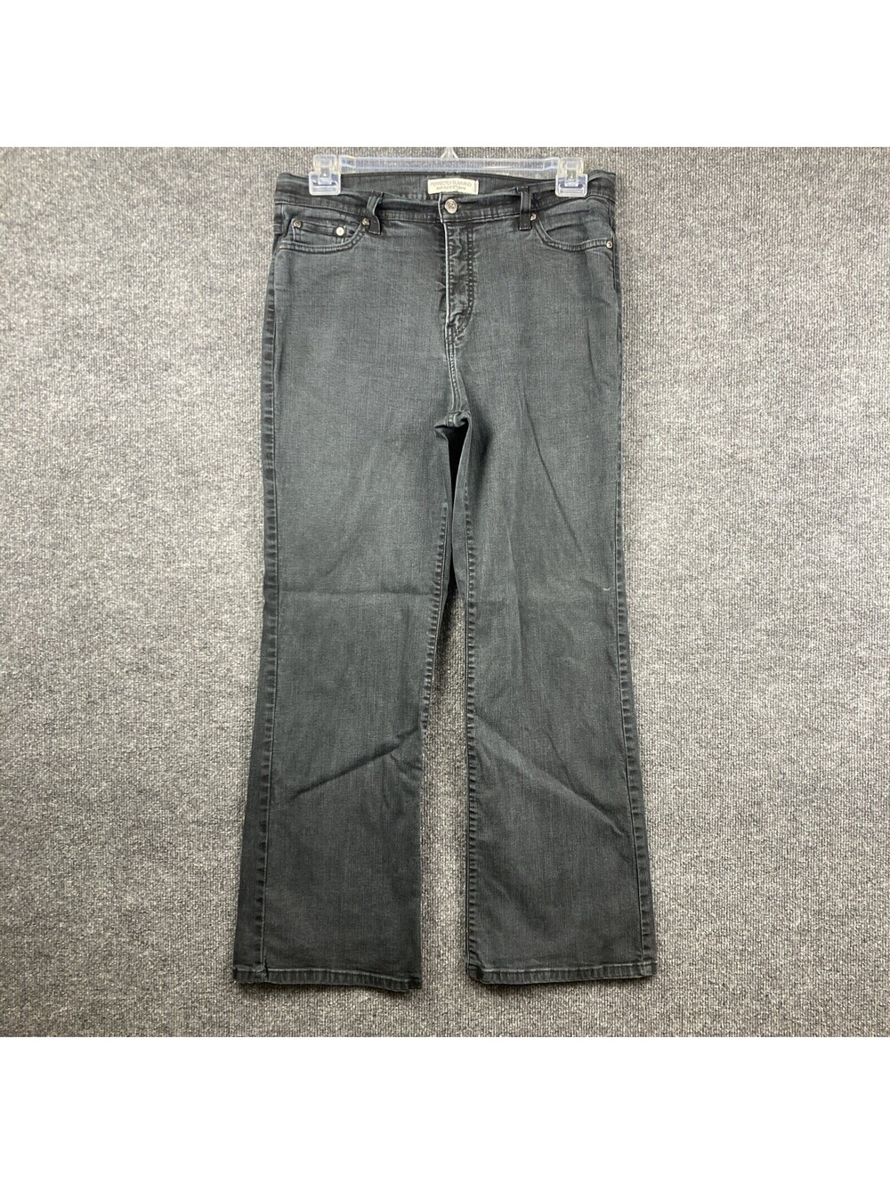 Levi's 512 Womens Size 16 M Perfectly Slimming Bootcut Black Denim Jeans